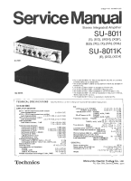 Technics - SU-8011 - Service manual 